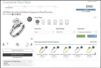 jewelry builder, online jewelry design, build my own ring online, custom design my own ring online